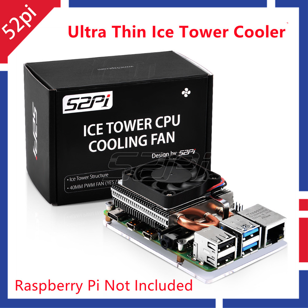 52Pi New Ultra Thin Ice Tower  - Deskpi Super6C recension och pris