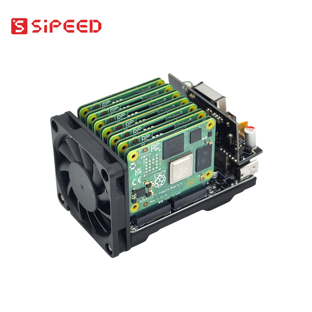 Sipeed NanoCluster 7x CM4/CM5  - Deskpi Super6C recension och pris