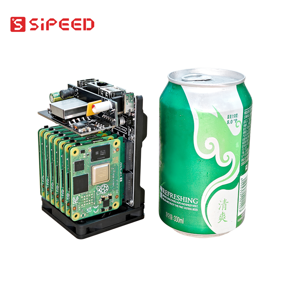 Sipeed NanoCluster 7x CM4/CM5  - Deskpi Super6C recension och pris