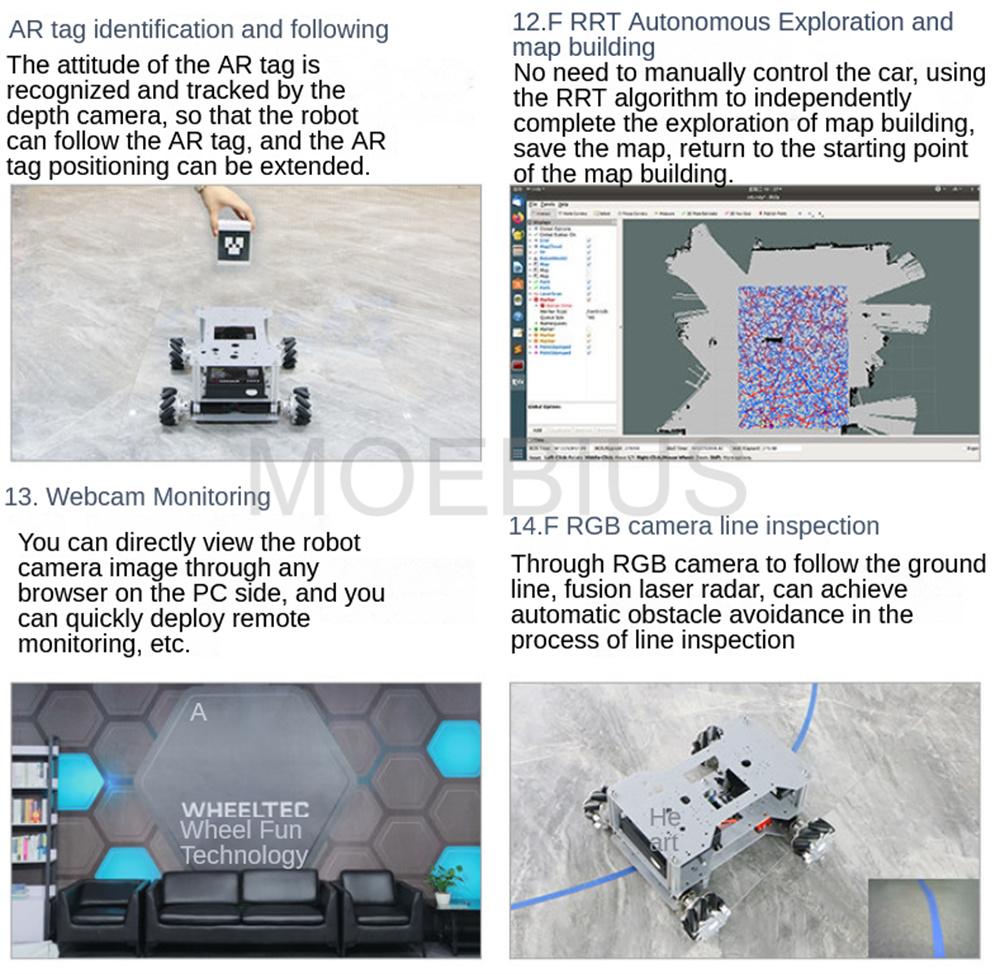 Big Load ROS2 Autopilot Mecanu - Raspberry Pi 5 8Gb recension och pris